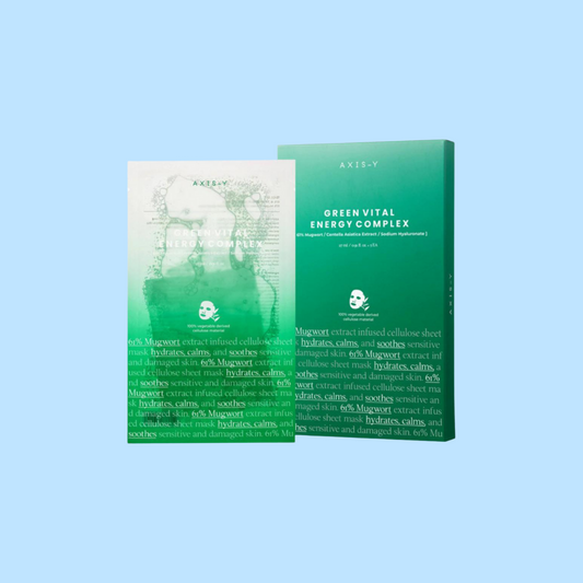 61% Mugwort Green Vital Energy Complex Sheet Mask
