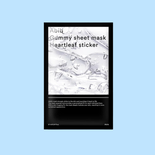 Abib - Gummy Heartleaf Sticker Sheet Mask (1pc)