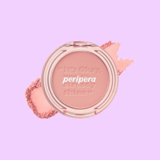 Peripera - Pure Blushed Sunshine Cheek #01 Calm Pink 4.2g