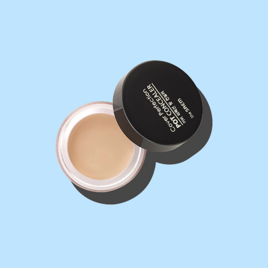 The Saem - Cover Perfection Pot Concealer #01 Clear Beige 4g